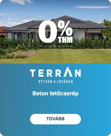 Terrán beton tetőcserép