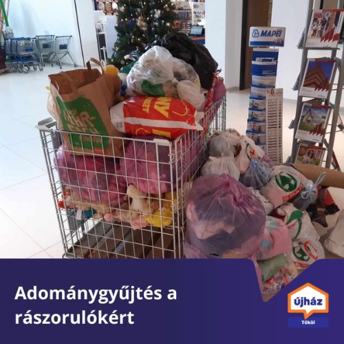 Adománygyűjtés a rászorulókért