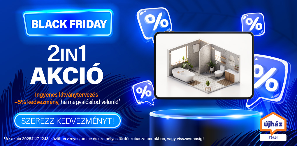 2IN1 akció - 3D látványtervezés + 5% kedvezmény, ha velünk valósítod meg!*