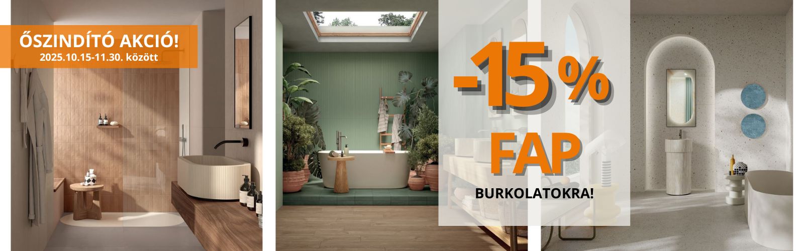 Őszindító hidegburkolati akció