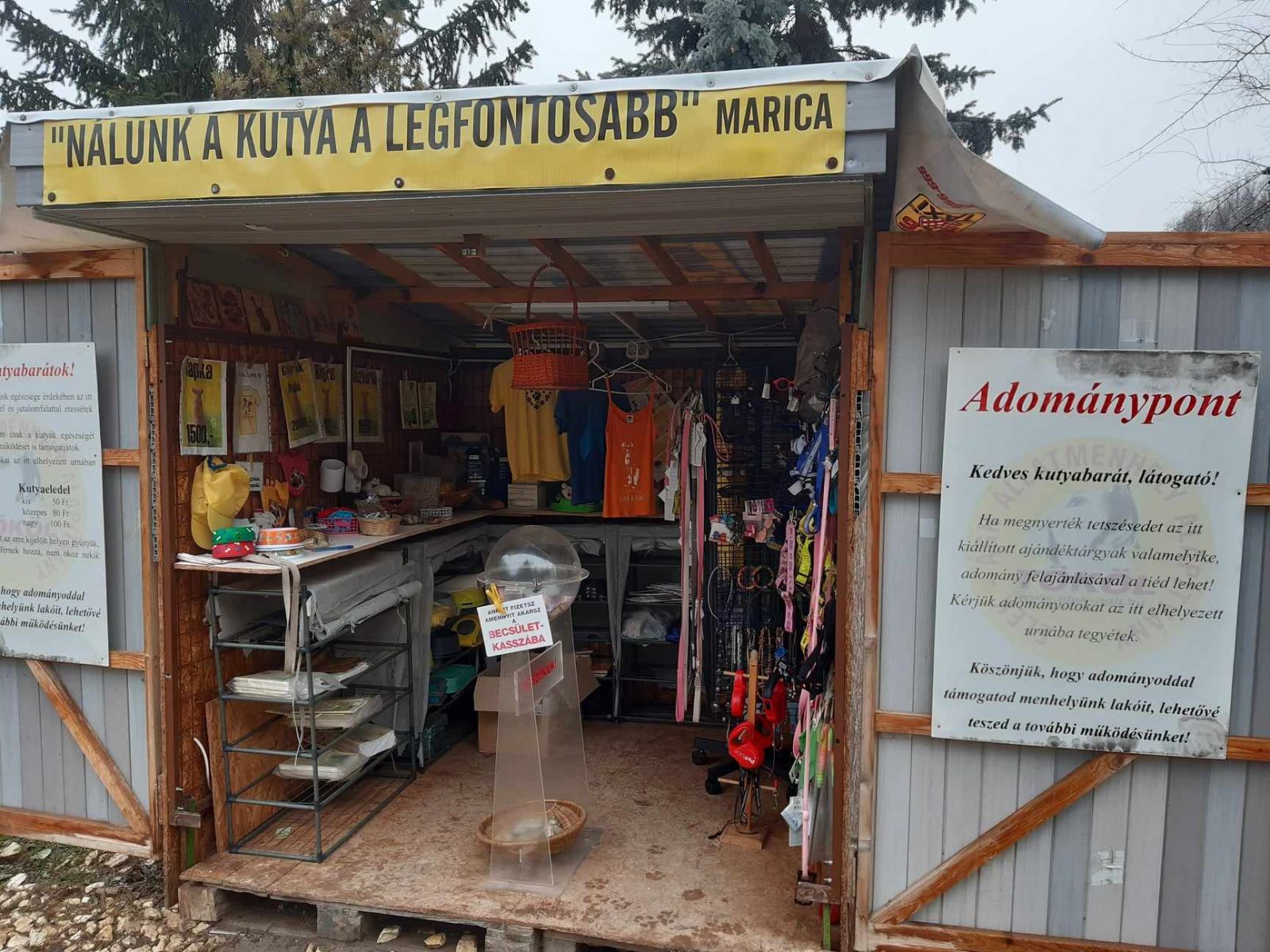 Kutyaház adományozás