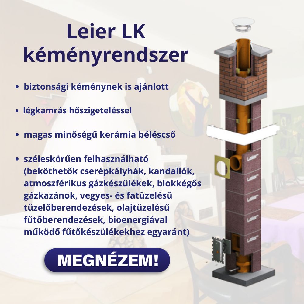 Leier LK kéményrendszer vásárlása