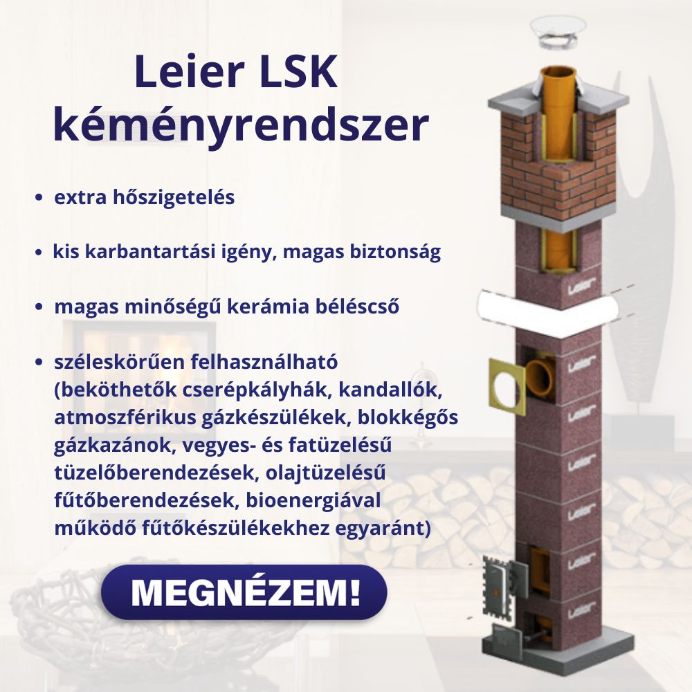 Leier LSK kéményrendszer vásárlása