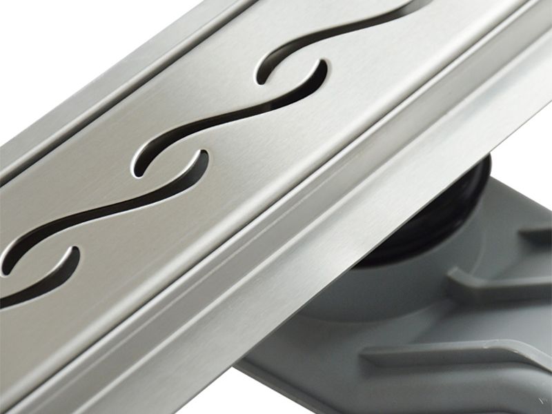 Wellis W-Drain zuhanyfolyóka, Wavy mintázatú ráccsal